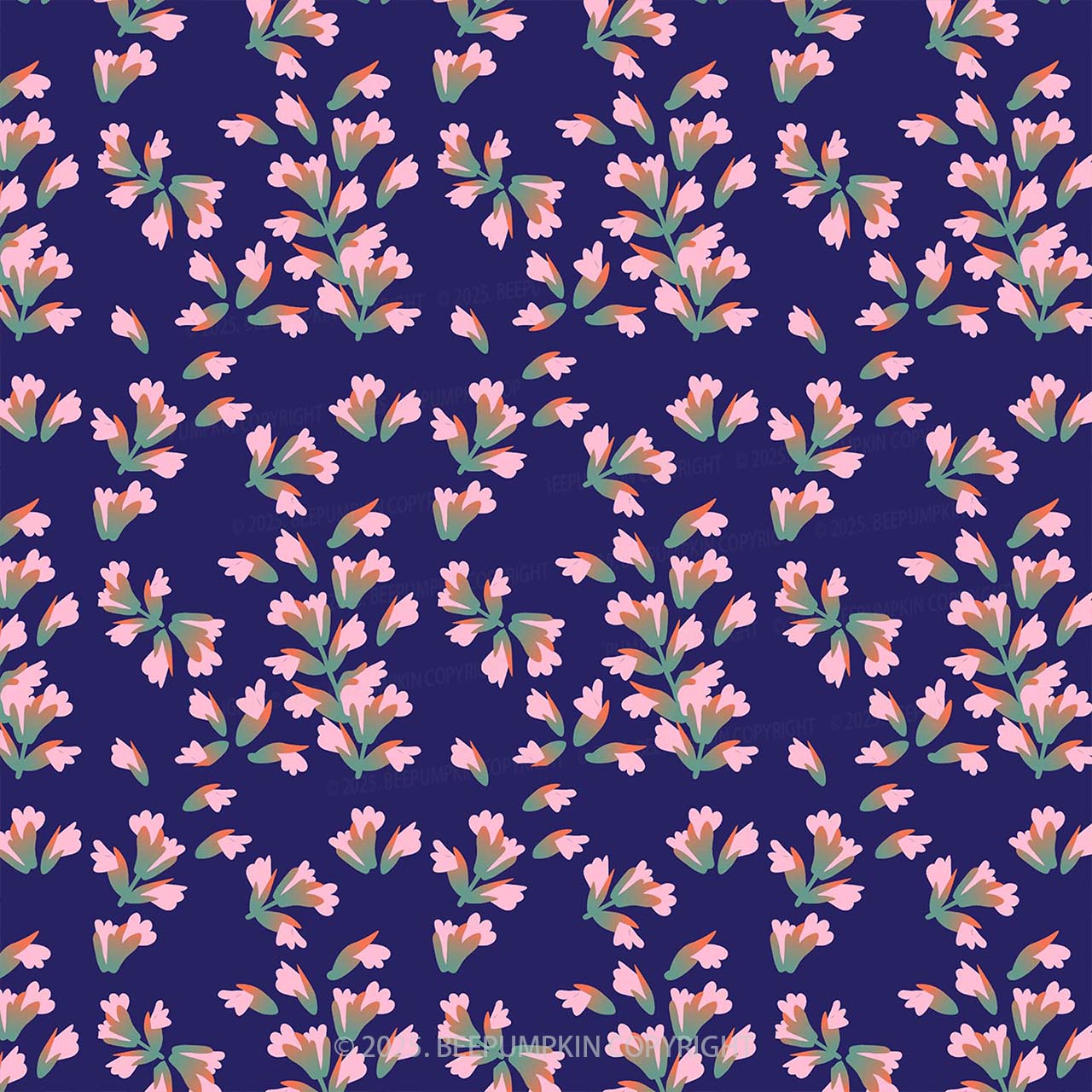 Floral Whispers Mom&Me Matching All Over Print Dress