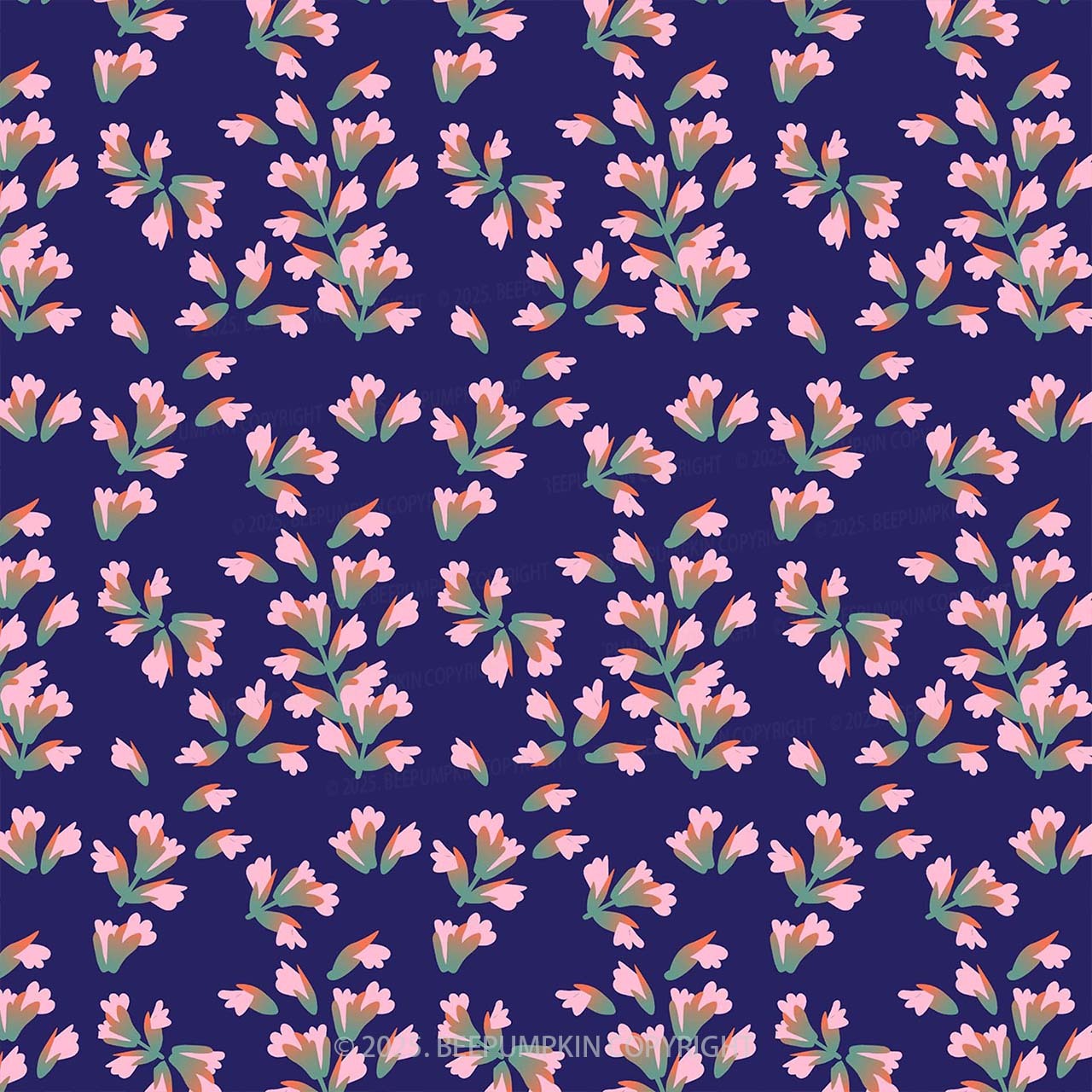 Floral Whispers Mom&Me Matching All Over Print Dress