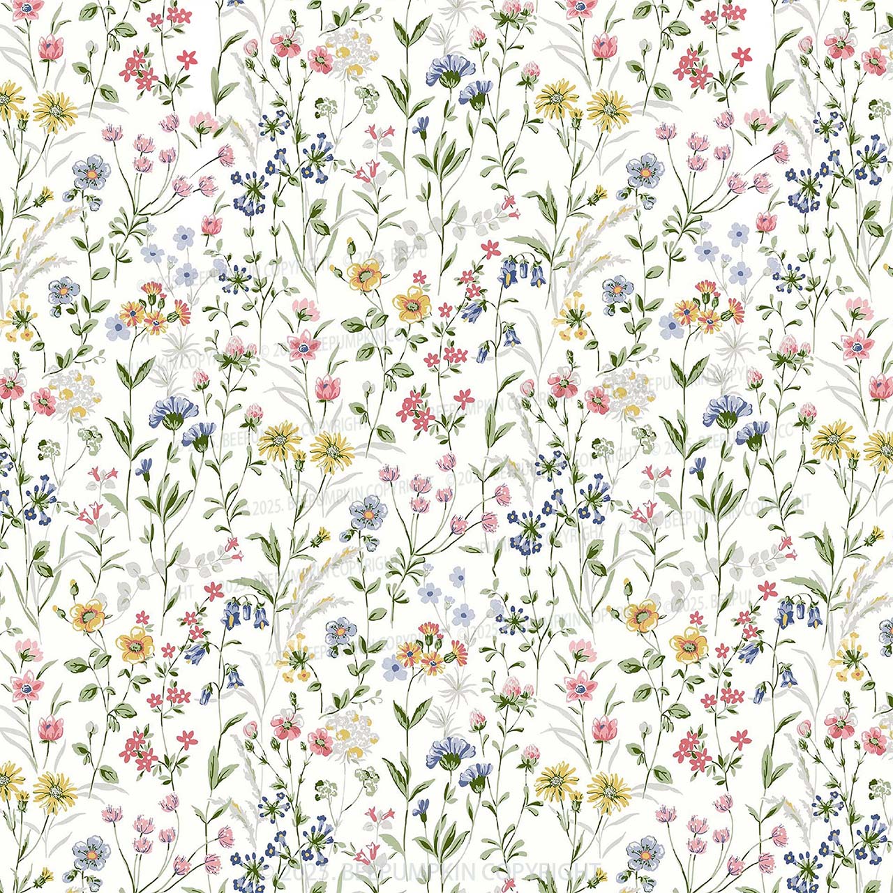 Wildflowers Mom&Me Matching All Over Print Dress