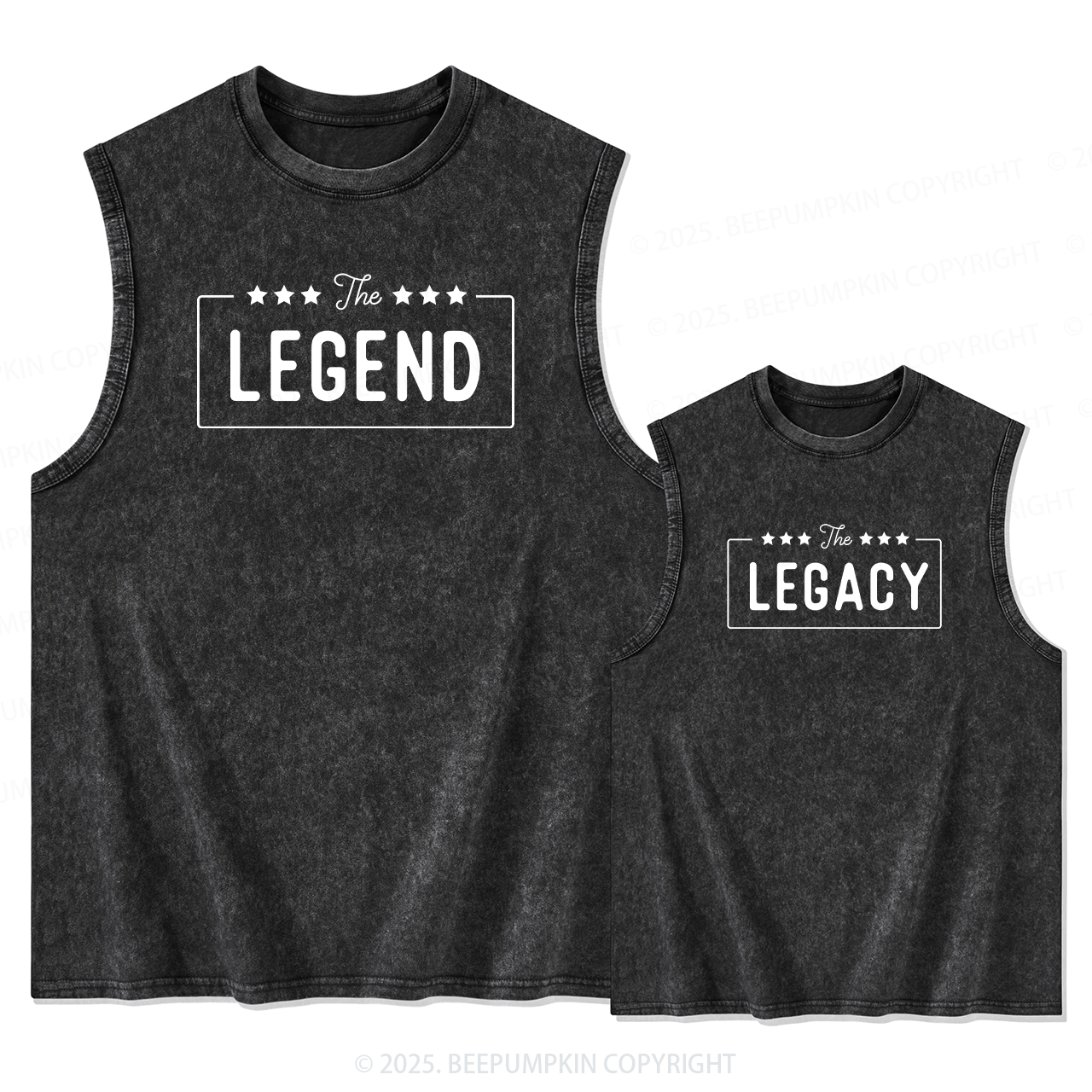 Legend & Legacy Dad&Me Matching Washed Tank Top