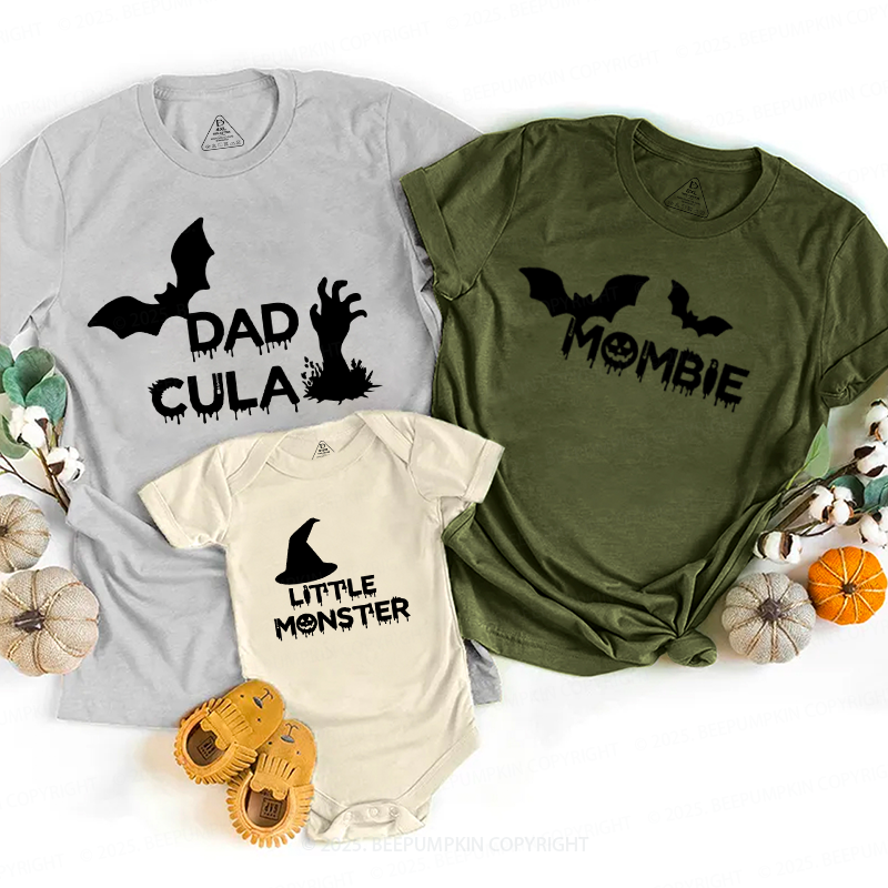 Personalized Ghost pumpkin Halloween Family Matching Shirts
