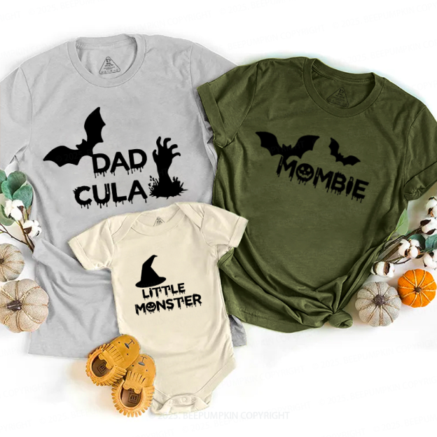 Personalized Ghost pumpkin Halloween Family Matching Shirts