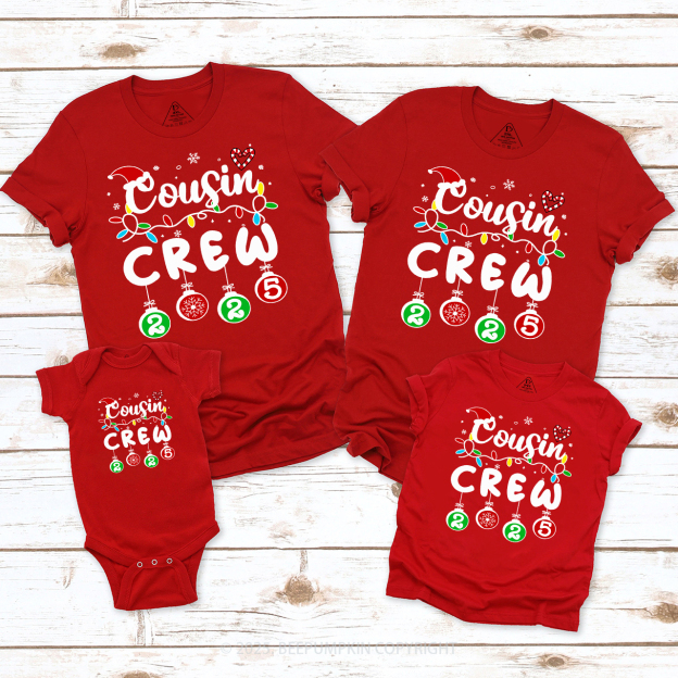 2025 Cousin Crew Lanterns Matching Family T-shirts Beepumpkin