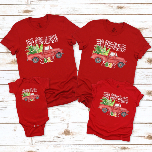 We Are Family 2025 Christmas Matching Shirts Beepumpkin