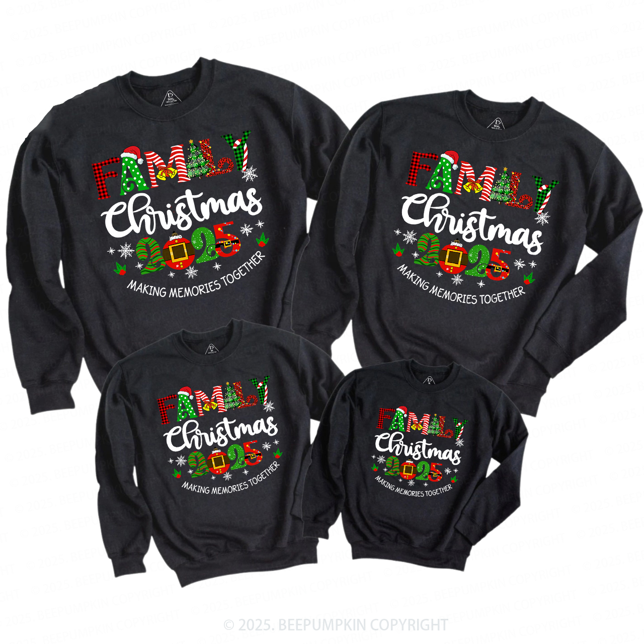 2025 Merry Christmas Squad Family Christmas Sweatshirt