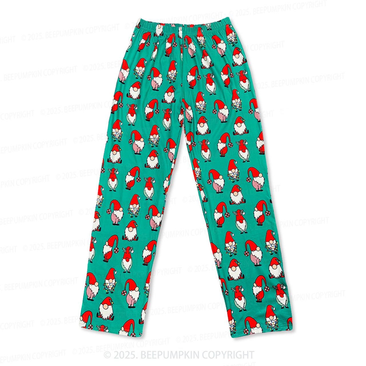 [Copy]Blue Green Monster Plaid Family Matching Pajama Pants With Pockets
