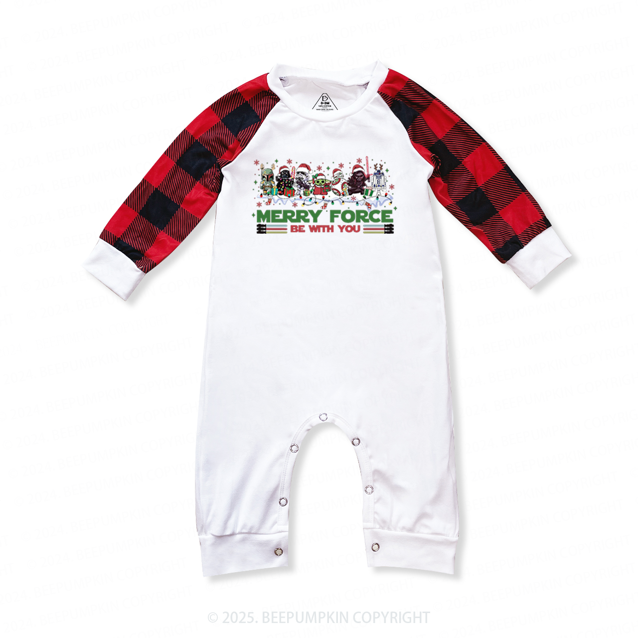 Merry Force Be With You Christmas Family Matching Pajamas
