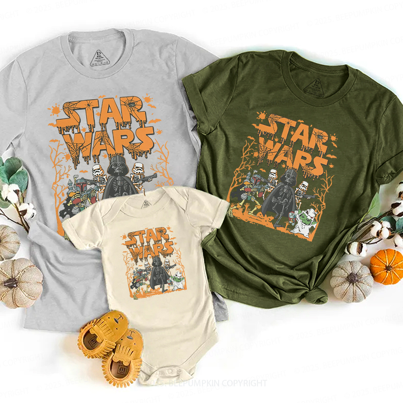 Galactic Halloween Family Matching Shirts