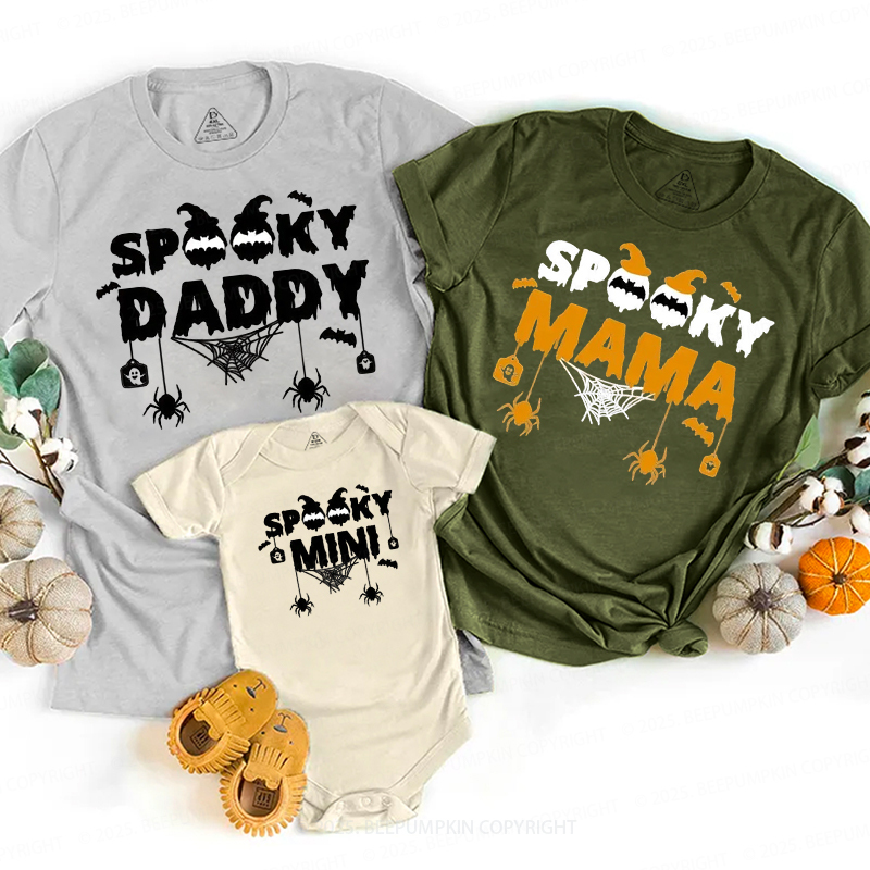 Personalized Spooky Halloween Family Matching Shirts