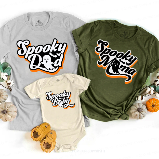 Spooky Halloween Family Matching Shirts