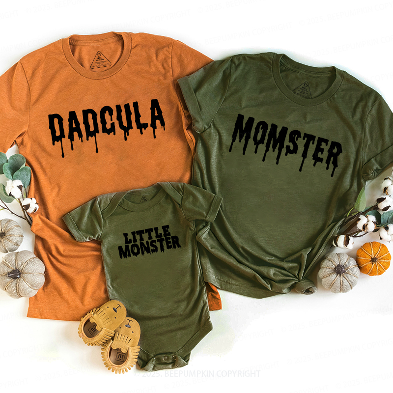 Momster Dadcula Family Halloween Matching Shirt 