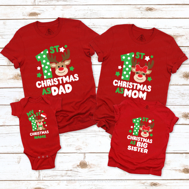 Holiday Memories Christmas Family Matching T-Shirts Beepumpkin