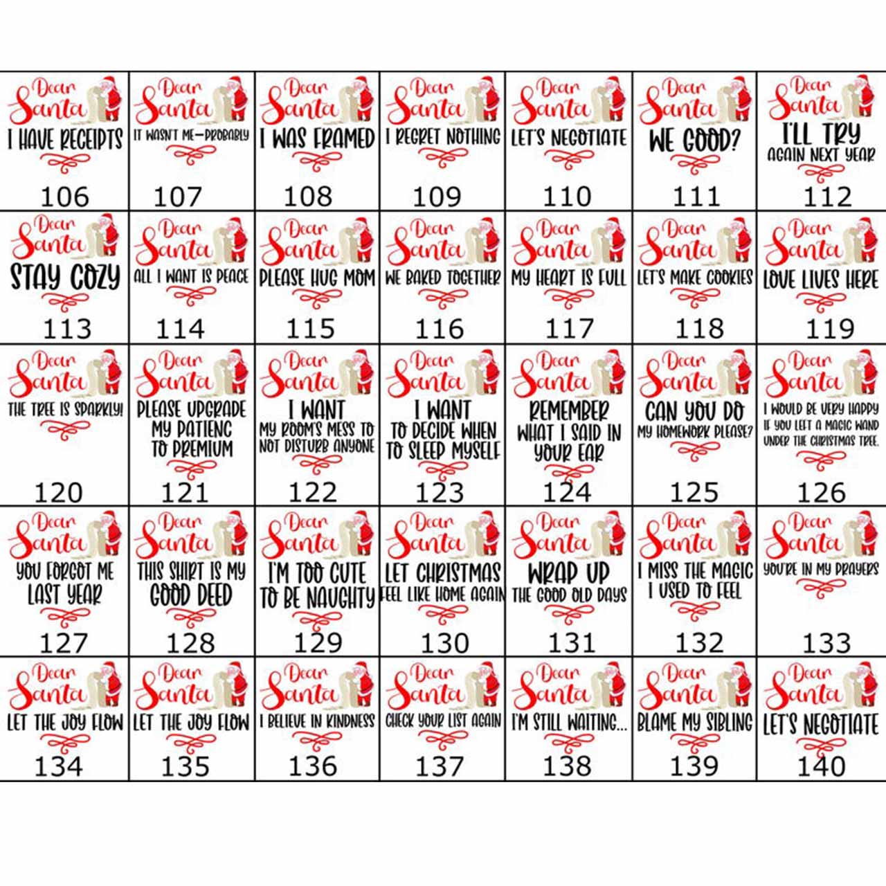 Personalized Dear Santa Christmas Family Matching Pajamas