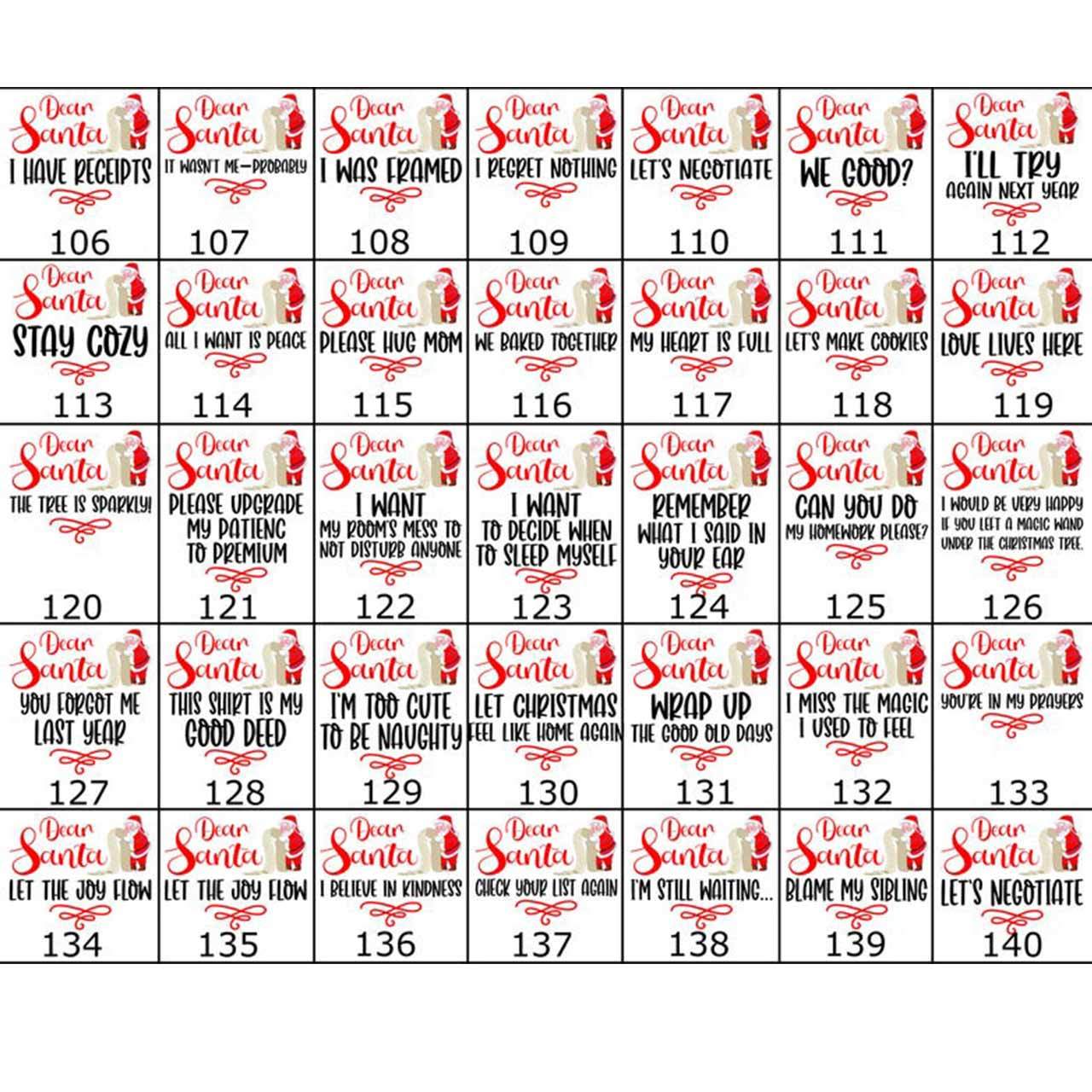 Personalized Dear Santa Christmas Family Matching Pajamas