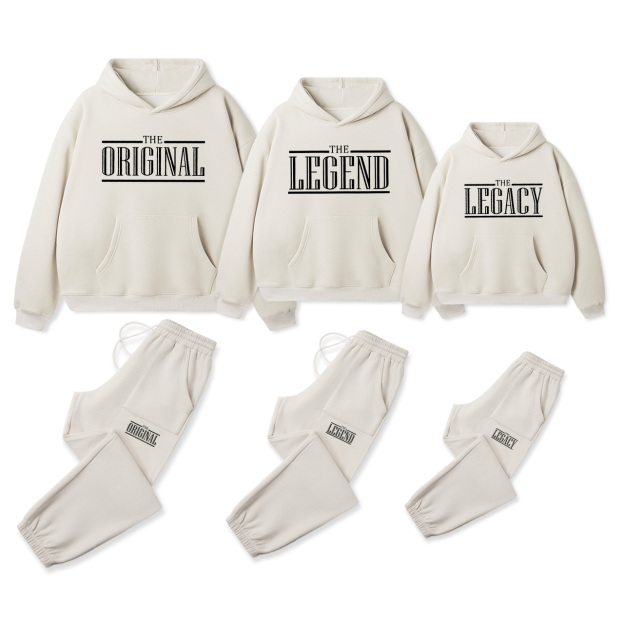 Personalized The Original Legend Legacy Family Matching Hoodie Set