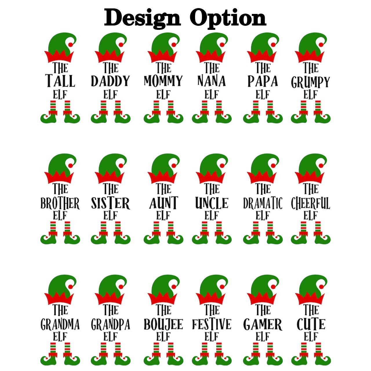 Personalized Christmas The Elf Family Matching Pajamas