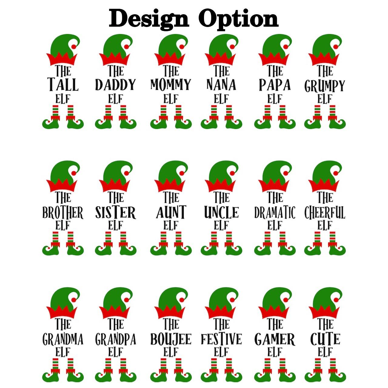 Personalized Christmas The Elf Family Matching Pajamas