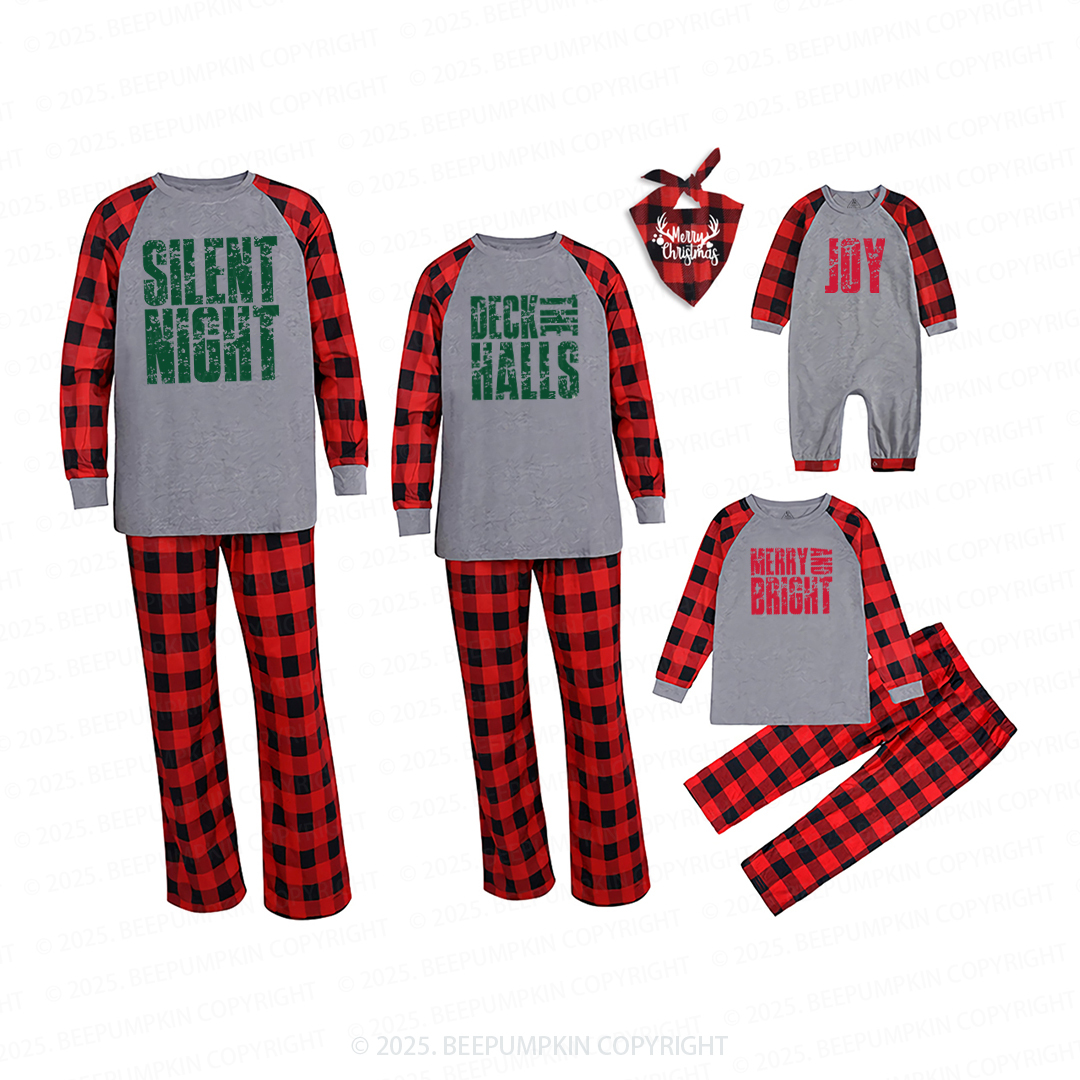 Personalized Merry & Bright Family Matching Pajamas