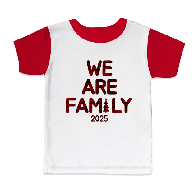 We Are Family 2025 All-Over Print Short Family Matching Pajama Sets