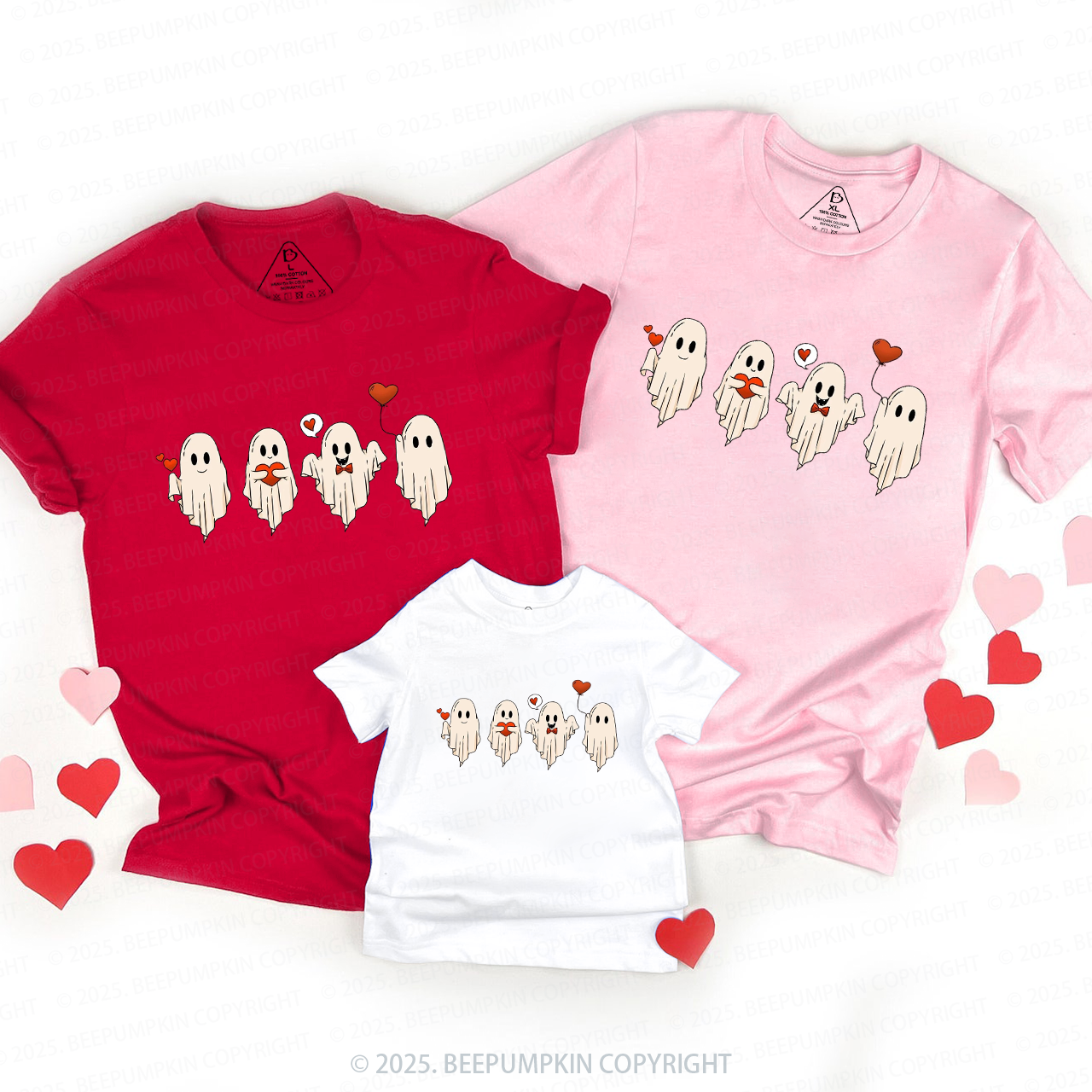 Valentines Ghost Family Shirt