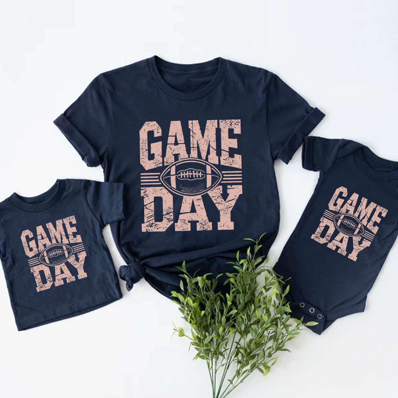 Game Day Football Family Matching Tees Beepumpkin