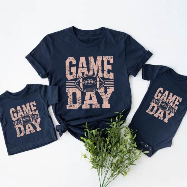 Game Day Football Family Matching Tees Beepumpkin