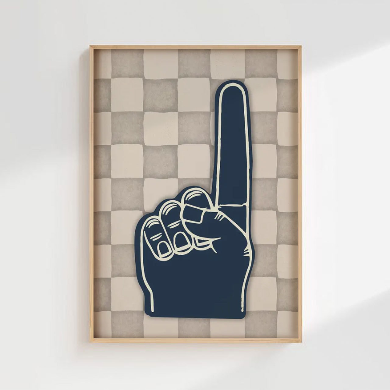 Set Of 6 Retro Ballpark Digital Nursery Wall Art