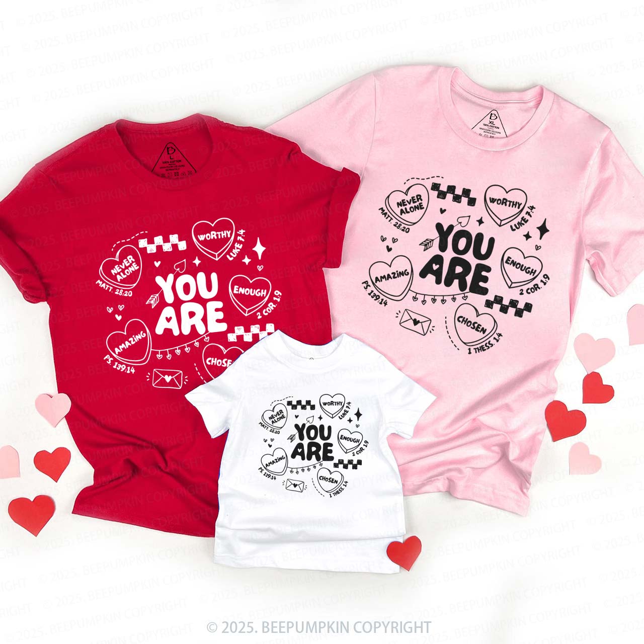 You Are Loved Valentine's Day Family Shirt