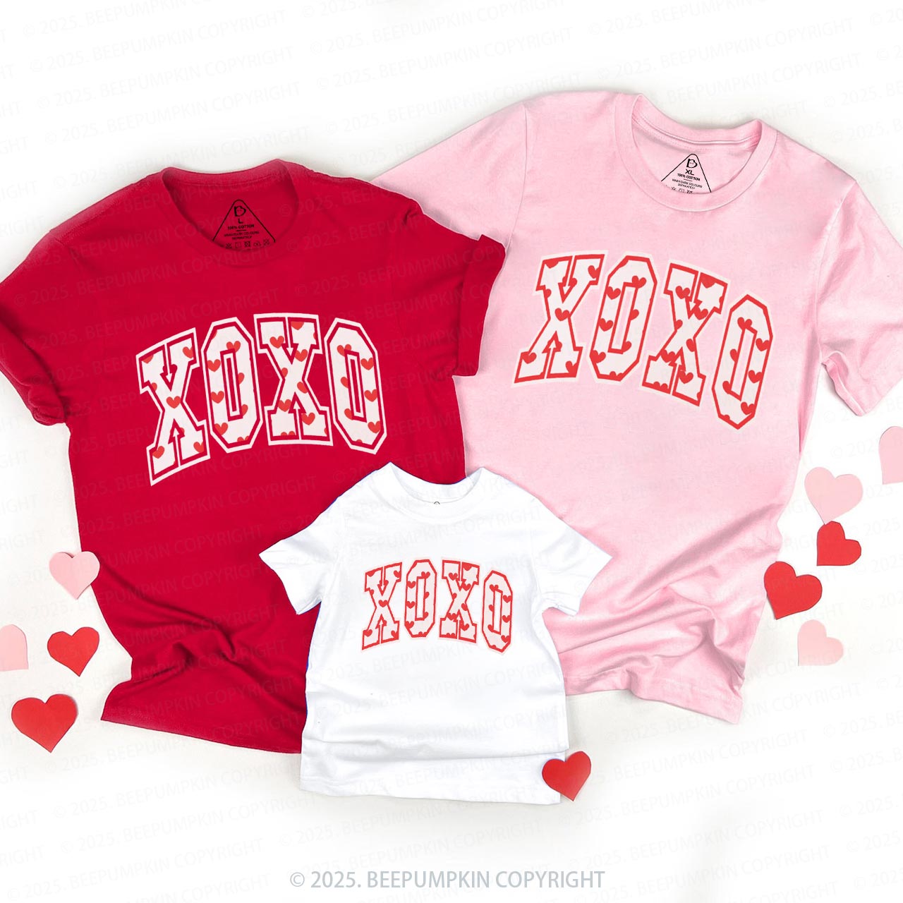 All You Need Is XOXO Valentine's Day Family Shirt