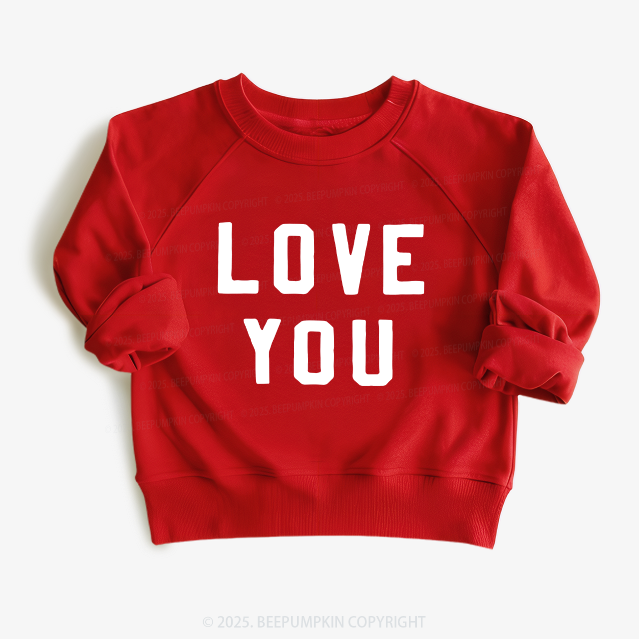 Love You Valentine Kids Sweatshirt