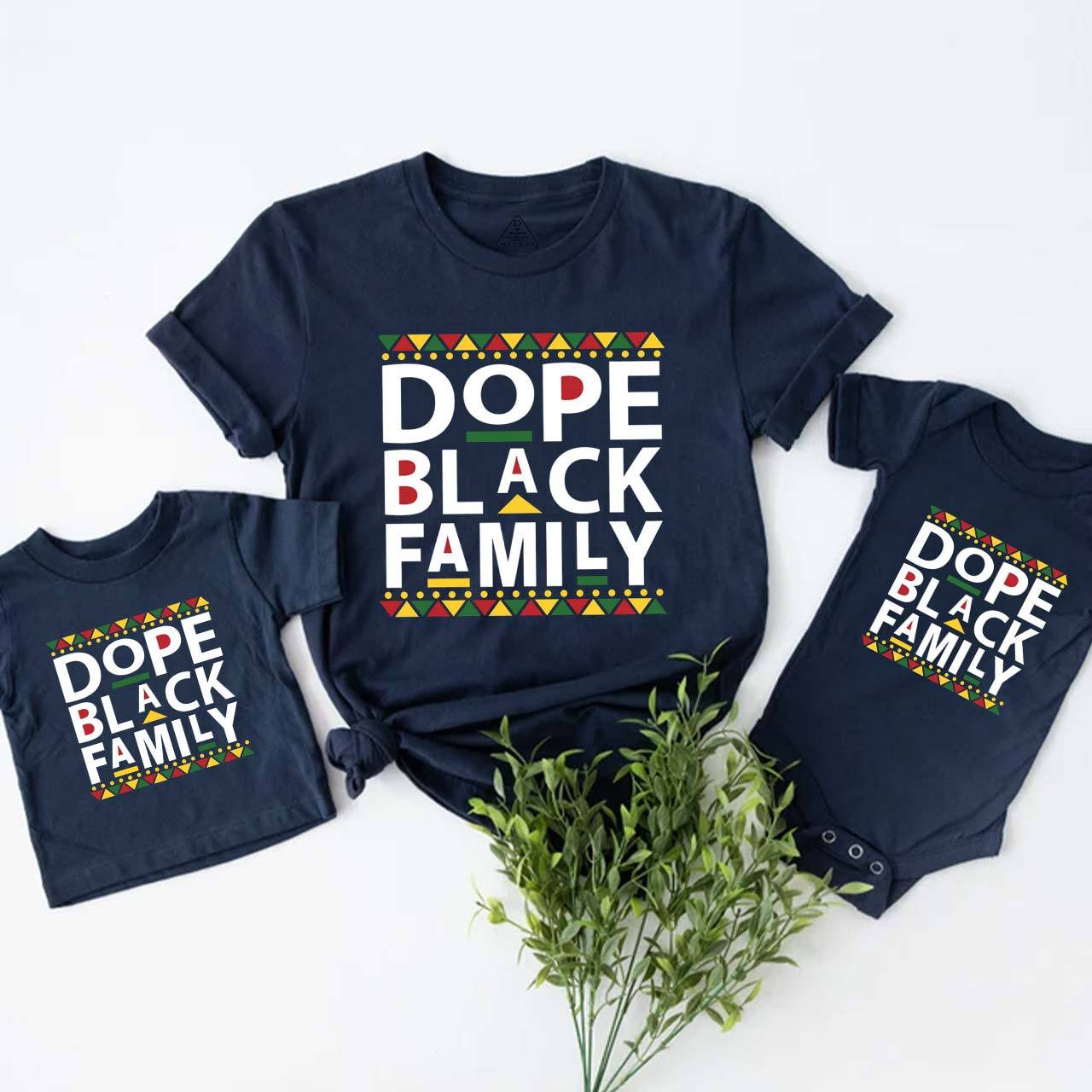 Dope Black Family Matching Tees Beepumpkin