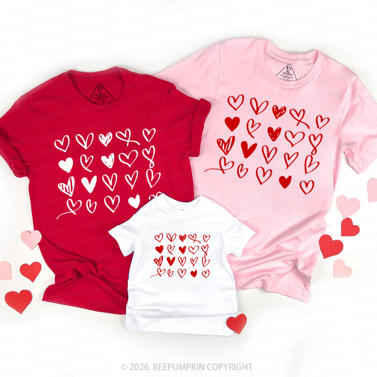 Valentine's Day Love Family Shirt