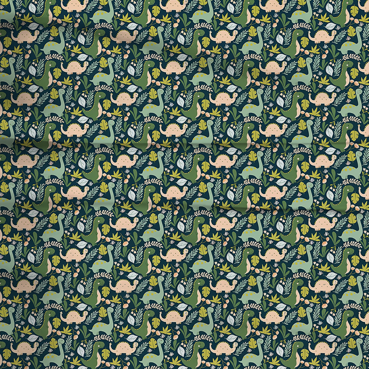 Dreamy Dinosaur Nights Two-Piece Pajama Set For Kids