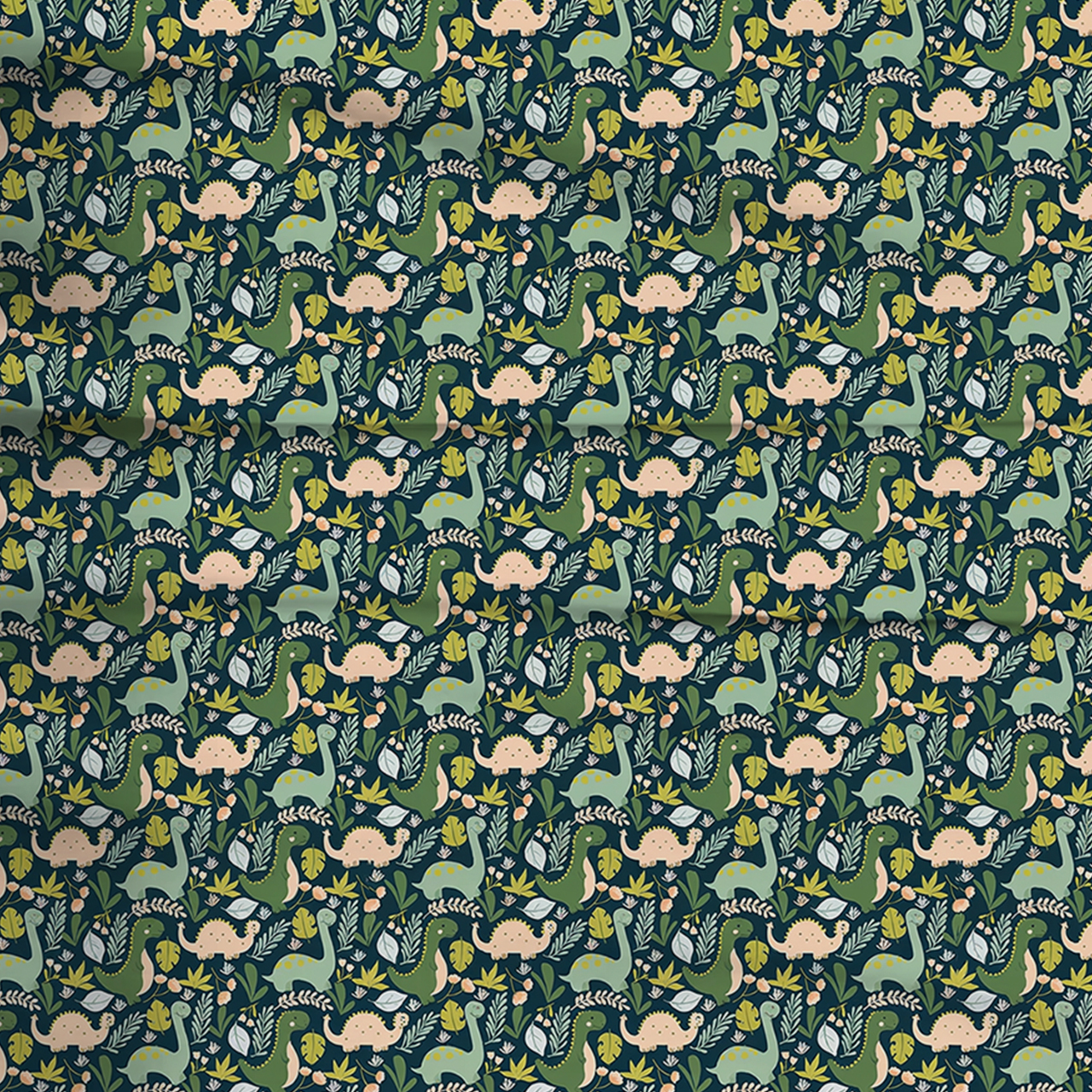 Dreamy Dinosaur Nights Two-Piece Pajama Set For Kids