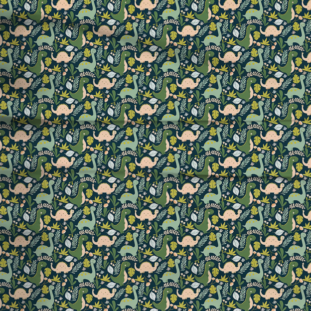 Dreamy Dinosaur Nights Two-Piece Pajama Set For Kids