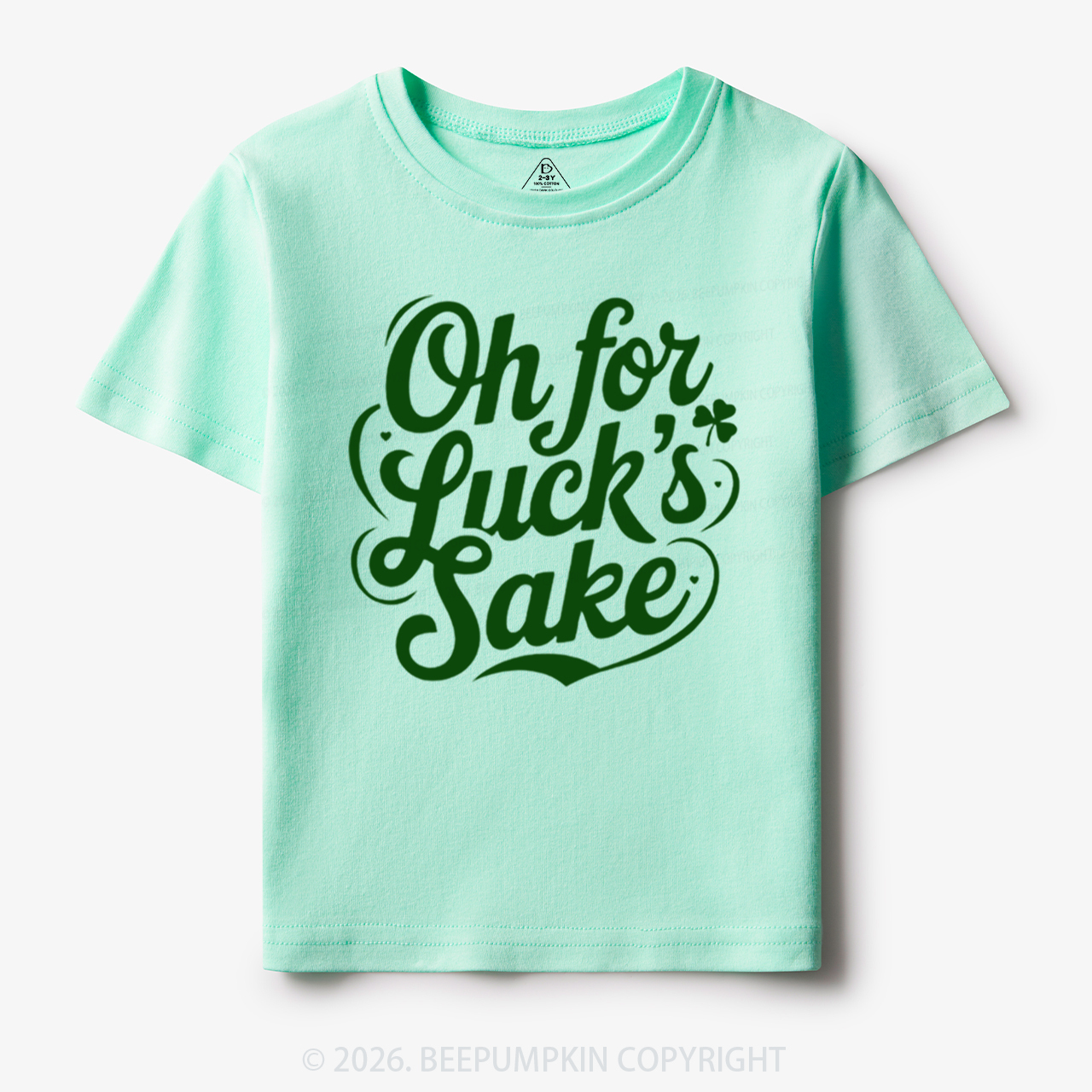 Oh For Luck’s Sake St. Patrick's Day Toddler&Kid's Tees Beepumpkin