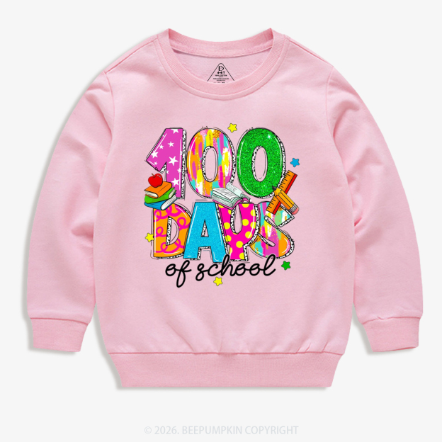 Bright & Fun 100 Days of School Toddler&Kid's Sweatshirt