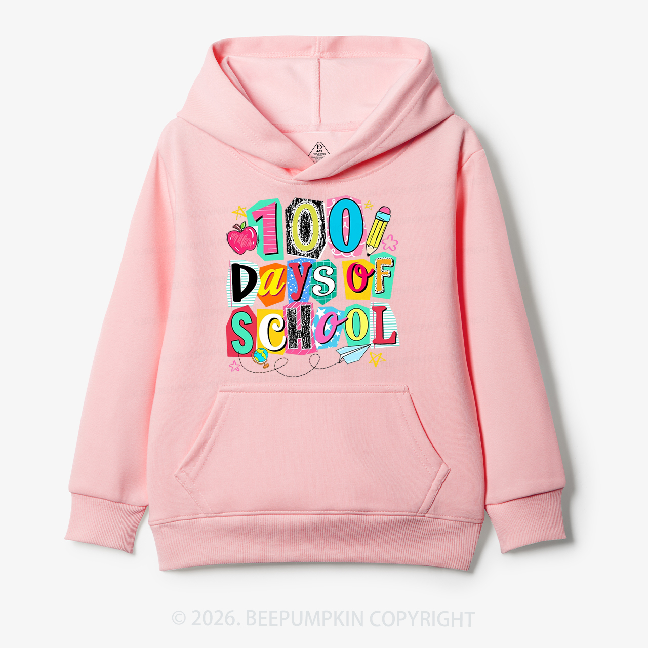 Color Pop 100 Days of School Toddler&Kid's Hoodies
