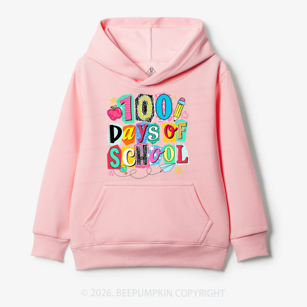 Color Pop 100 Days of School Toddler&Kid's Hoodies