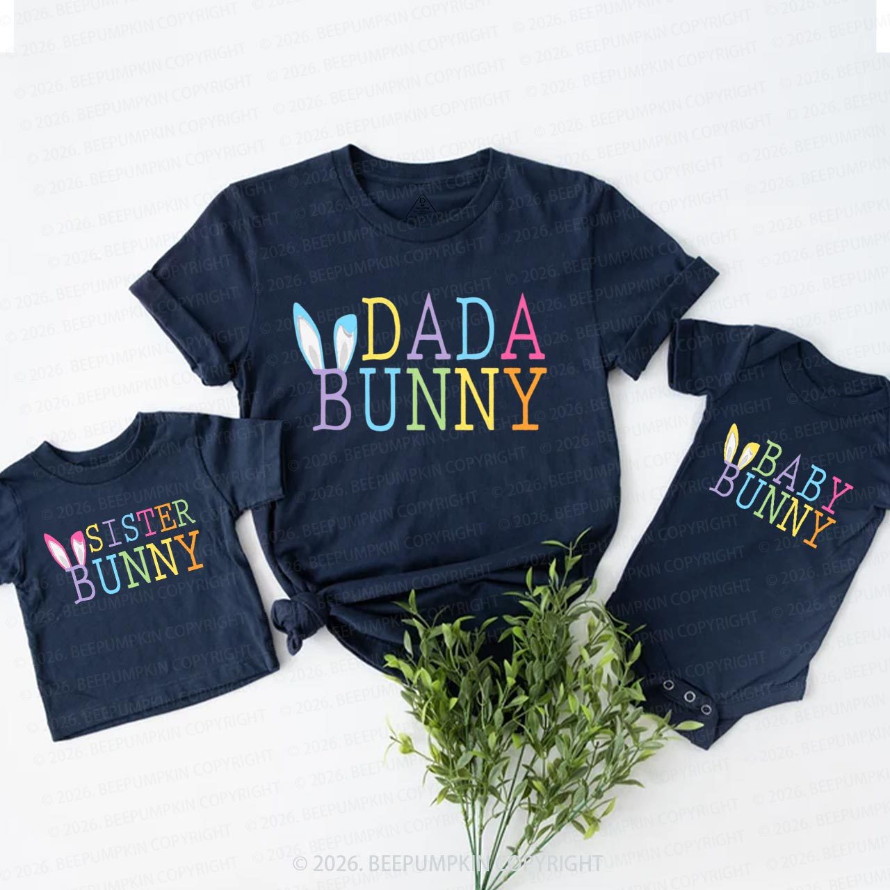 Easter Bunny Family Matching T-Shirts