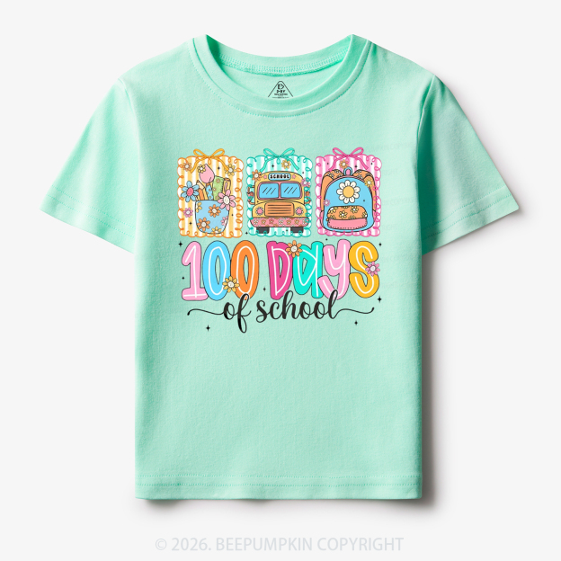 Classroom Art 100 Days of School Toddler&Kid's Tees