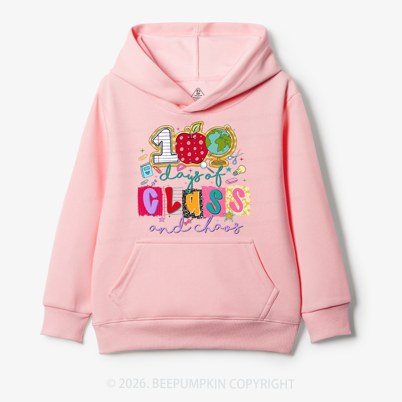 Class And Chaos 100 Days of School Toddler&Kid's Hoodies