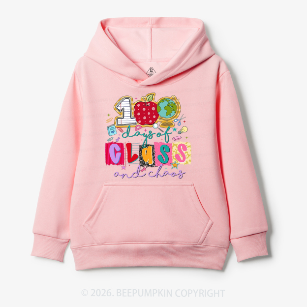 Class And Chaos 100 Days of School Toddler&Kid's Hoodies