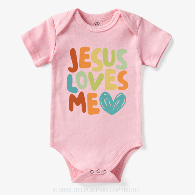 Jesus Loves Me Christian Bodysuit