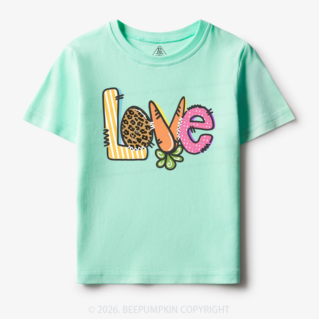Easter Carrot Love Toddler&Kid's Tees