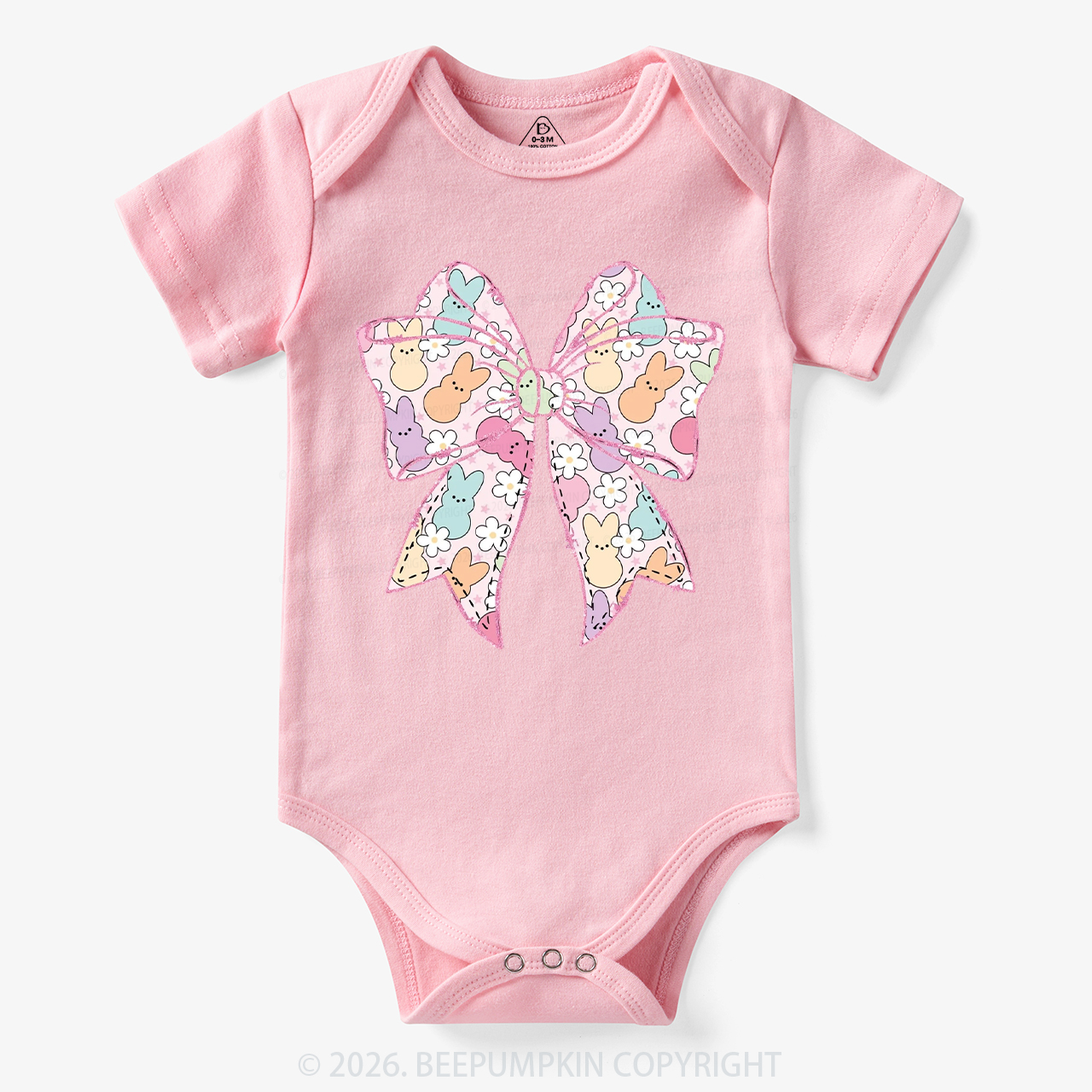 Easter Coquette Bunny Bow Bodysuit