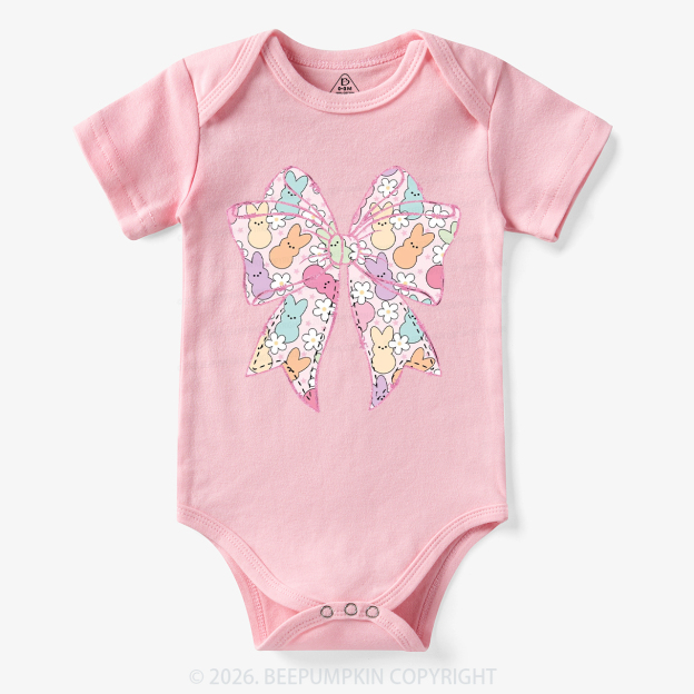 Easter Coquette Bunny Bow Bodysuit