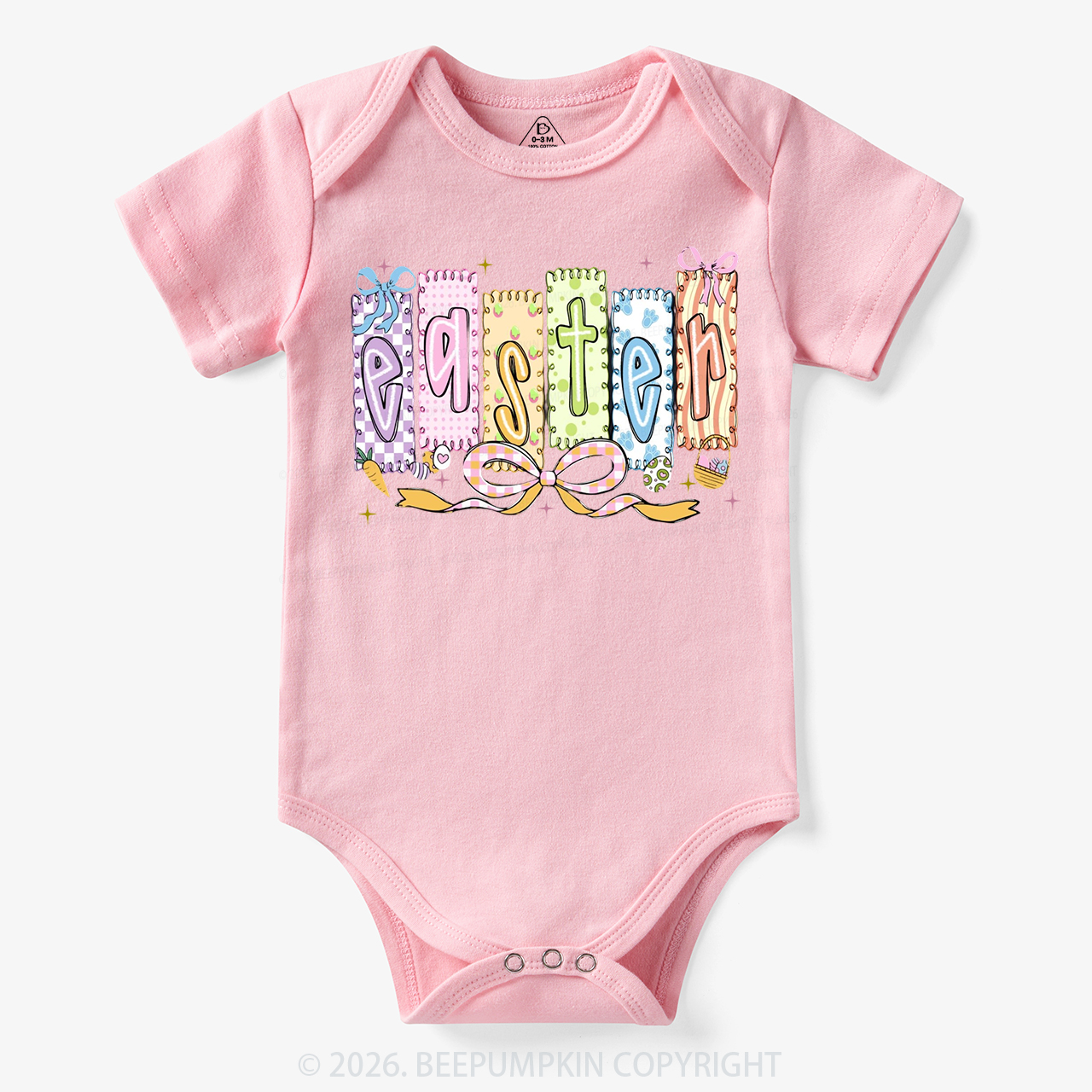 Cute Pastel Preppy Coquette Easter Bodysuit