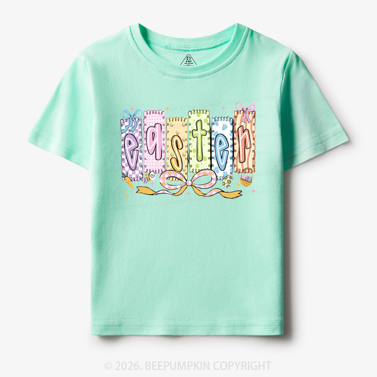 Cute Pastel Preppy Coquette Easter Toddler&Kid's Tees