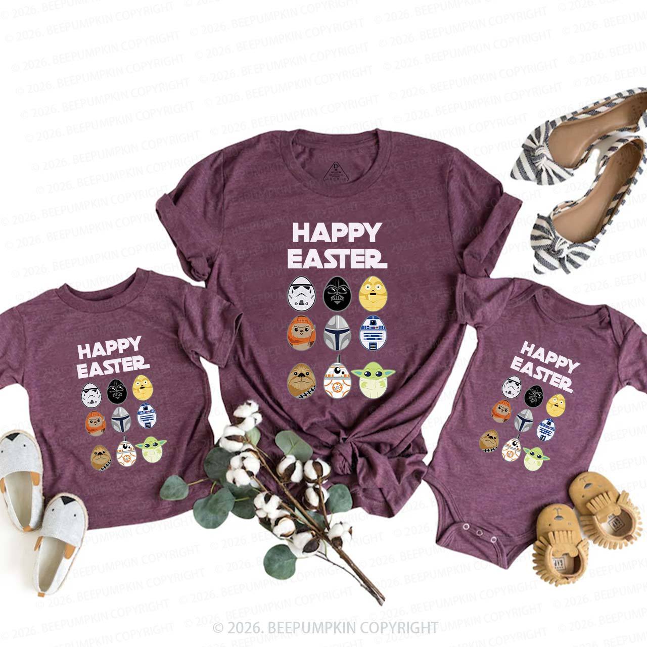 Easter Funny Trooper Eggpire Family Matching T-Shirts